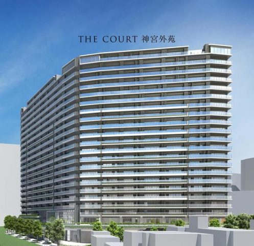 「THE COURT神宮外苑」再開発によって大きく飛躍する未来の街に建つ2LDKの物件をご紹介☆