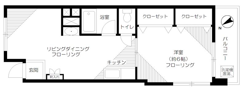 司コーポ 間取り