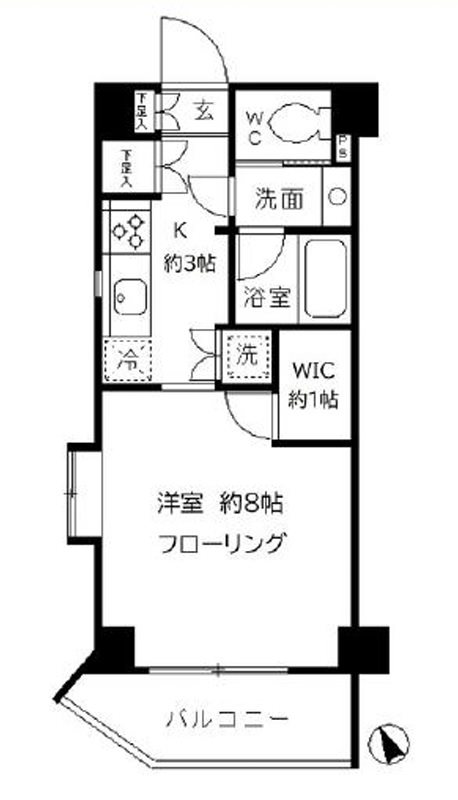 パークリュクス渋谷北参道ｍｏｎｏ 間取り