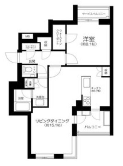 ロイヤルシーズン赤坂 間取り