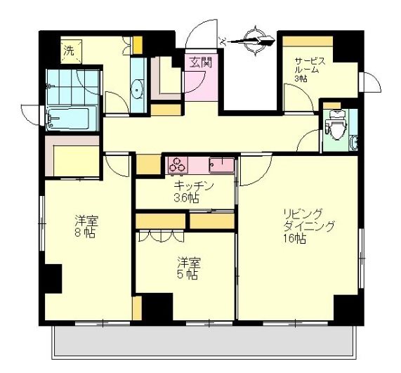 MALULANI南青山（マルラニ南青山） 間取り